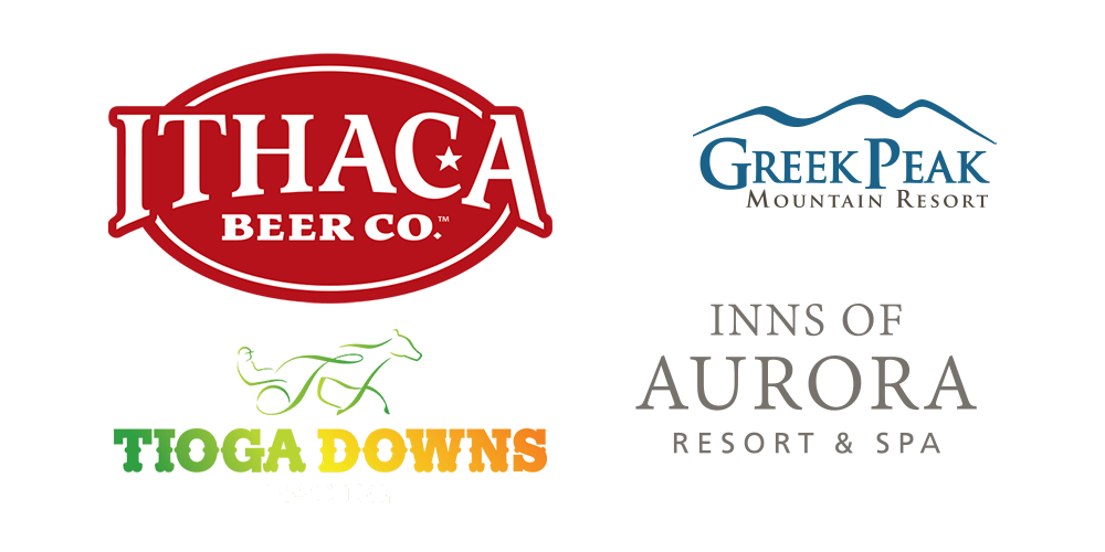 Ithaca Brewing, Greek Peak, Inns of Aurora, Tioga Downs 