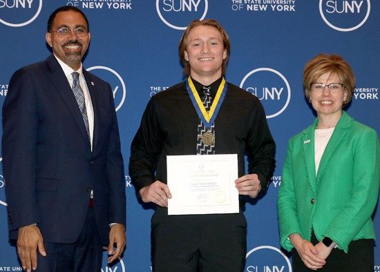 SUNY Chancellor King, Logan Nordman, TC3 President Kremenek